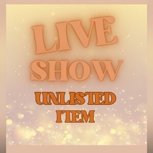 Unlisted Item On Live Show